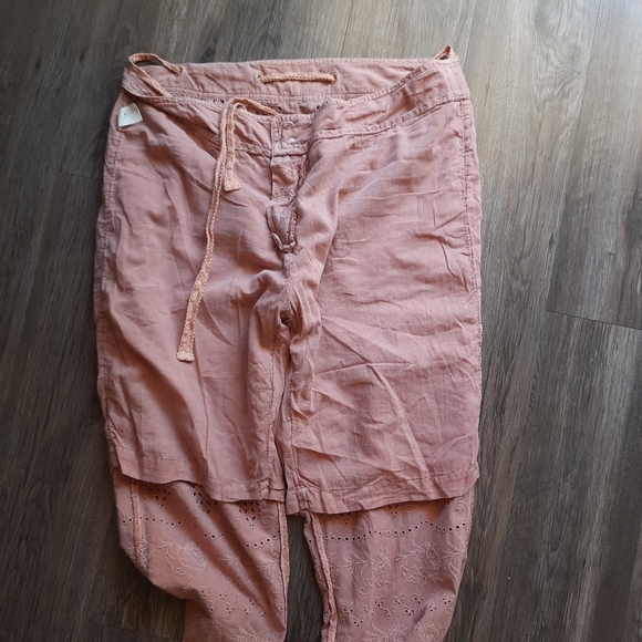 Sundance Cotton Pink Pants For Women Size 12 - Picture 16 of 16